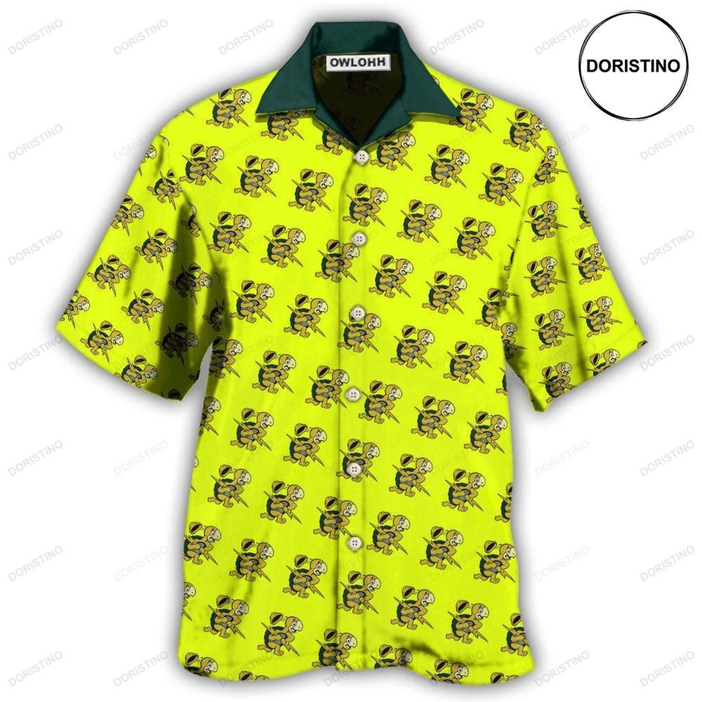 Beautiful Comic Turtle Hawaiian Shirt