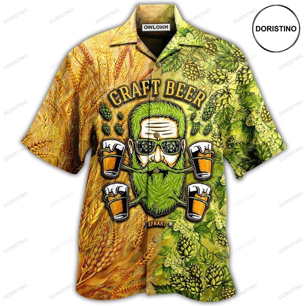 Beer Drink First Think Later Limited Edition Hawaiian Shirt