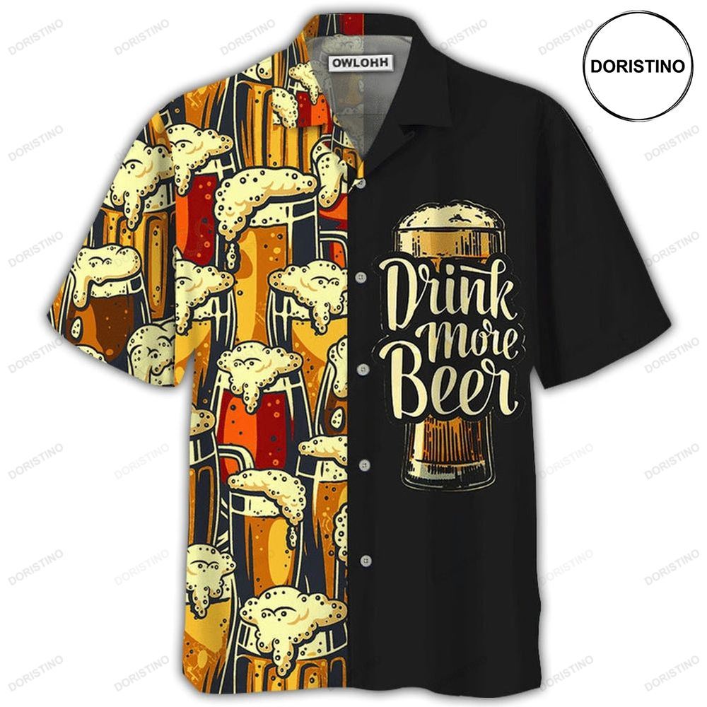 Beer Favorite Drink More Beer Limited Edition Hawaiian Shirt