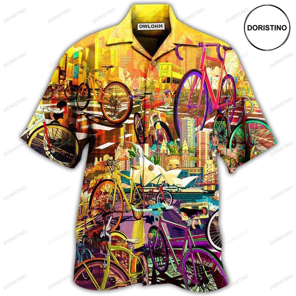 Bike Can Take Me Anywhere Hawaiian Shirt