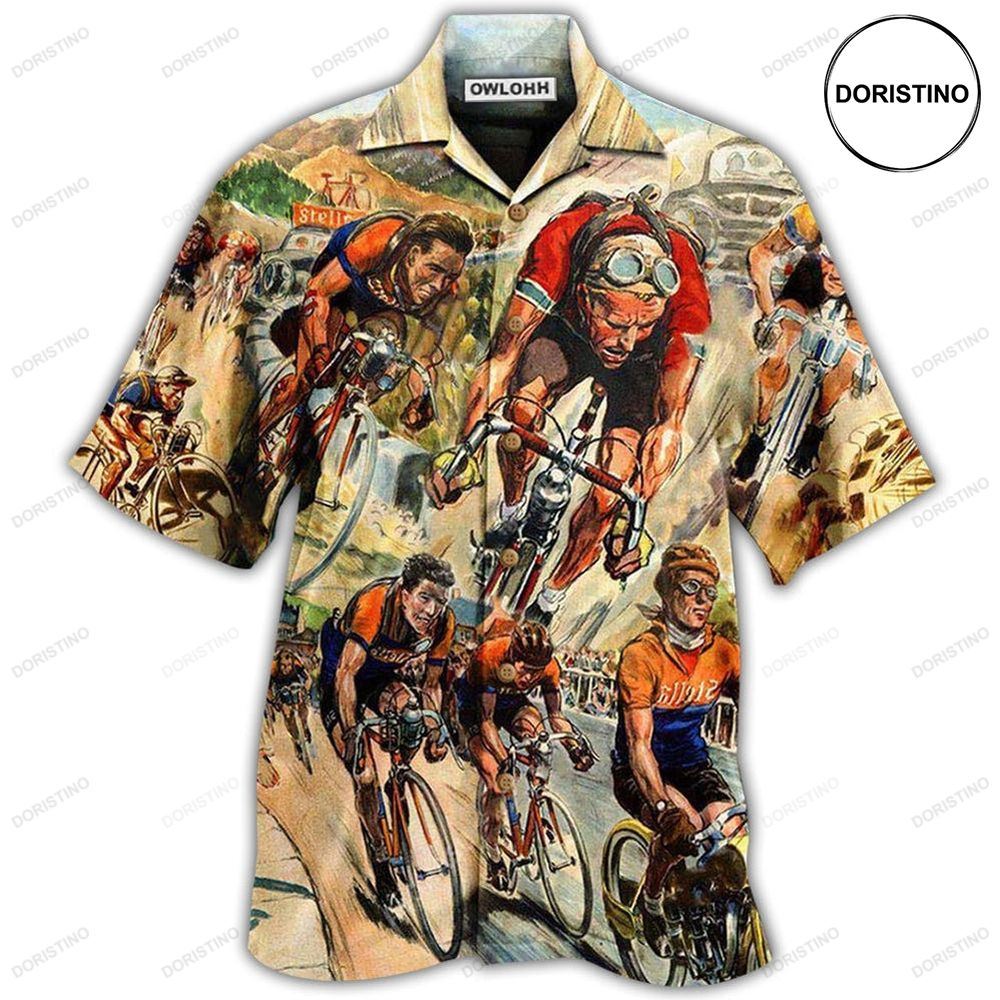 Bike Get Your Ride Bicycle Racing Awesome Hawaiian Shirt
