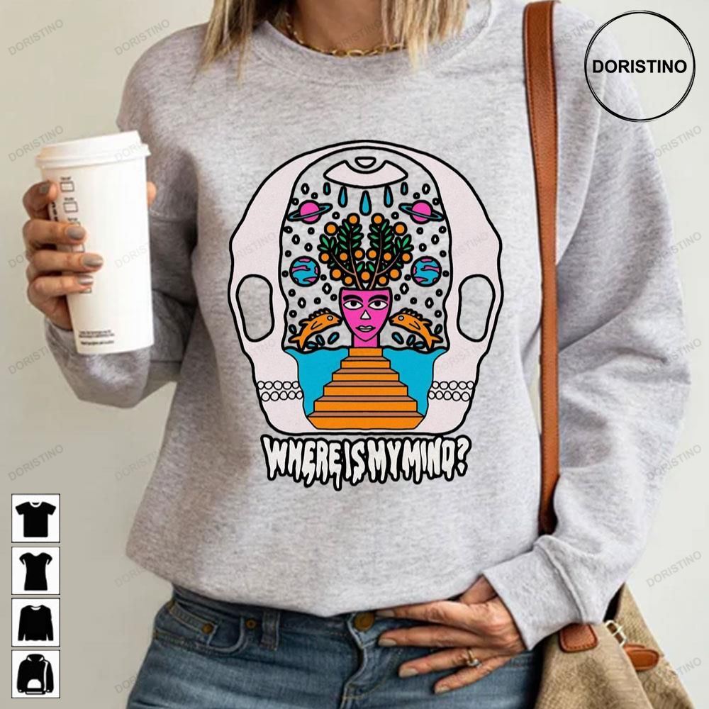 Funny Art Where Is My Mind With Colorful Awesome Shirts