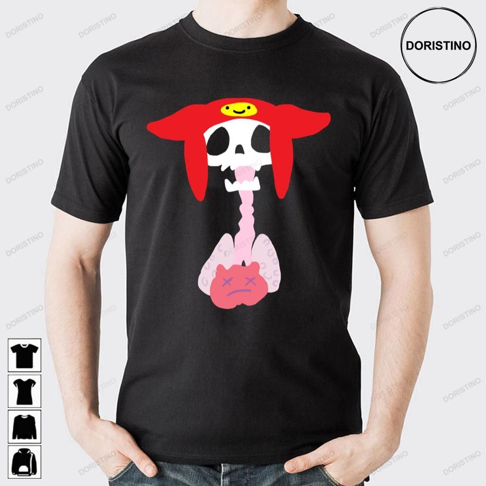 Skeleton Inside A Beetlejuician Space Dandy Doristino Limited Edition T-shirts