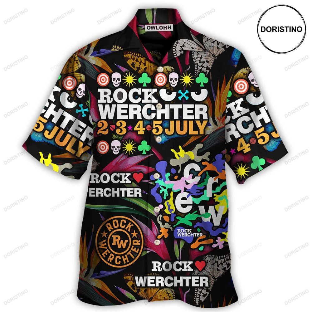 Rock Werchter Tropical Vibe Music Lover Amazing Awesome Hawaiian Shirt