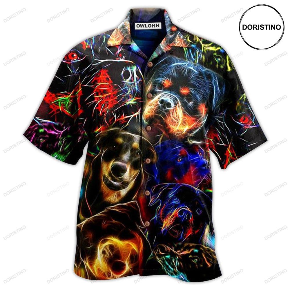 Rottweiler Dogs Bubby Hawaiian Shirt