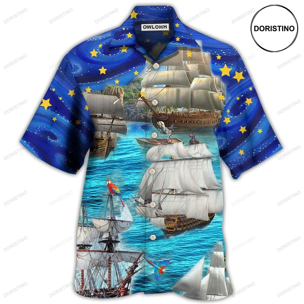 Sailing Love Ocean And Sky Christmas Limited Edition Hawaiian Shirt