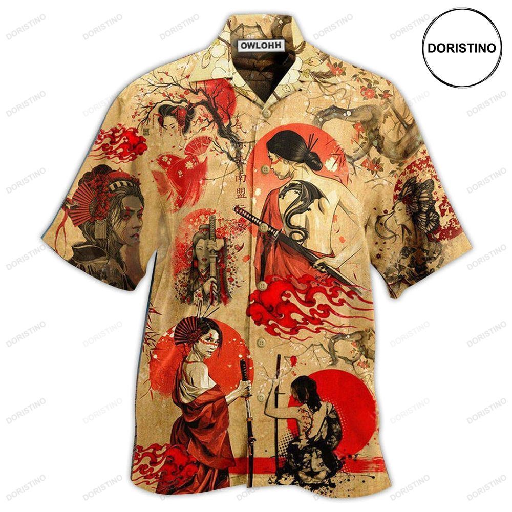 Samurai Girl Strong Limited Edition Hawaiian Shirt