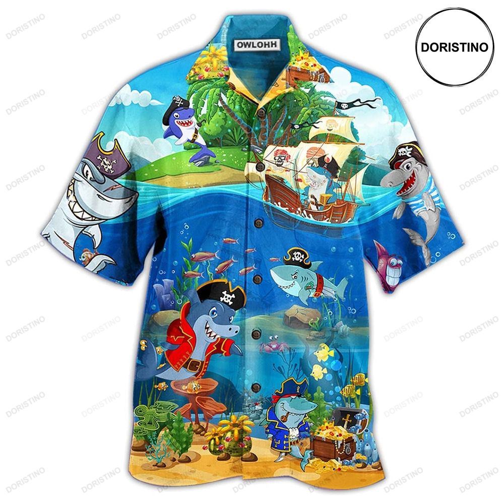 Shark Amazing Pirate Sharks Limited Edition Hawaiian Shirt