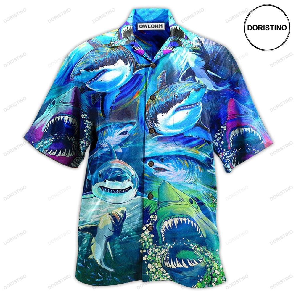 Shark Be A Shark Blue Ocean Limited Edition Hawaiian Shirt