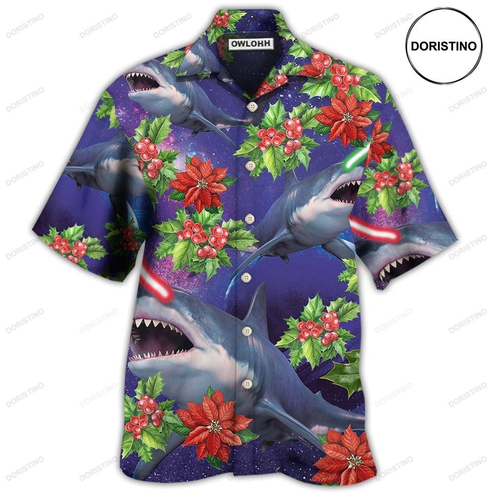 Shark Funny With Xmas Amazing Limited Edition Hawaiian Shirt