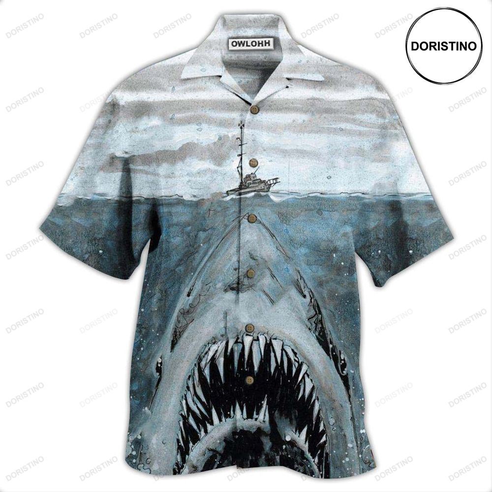 Shark Let Shark Kiss You Hawaiian Shirt