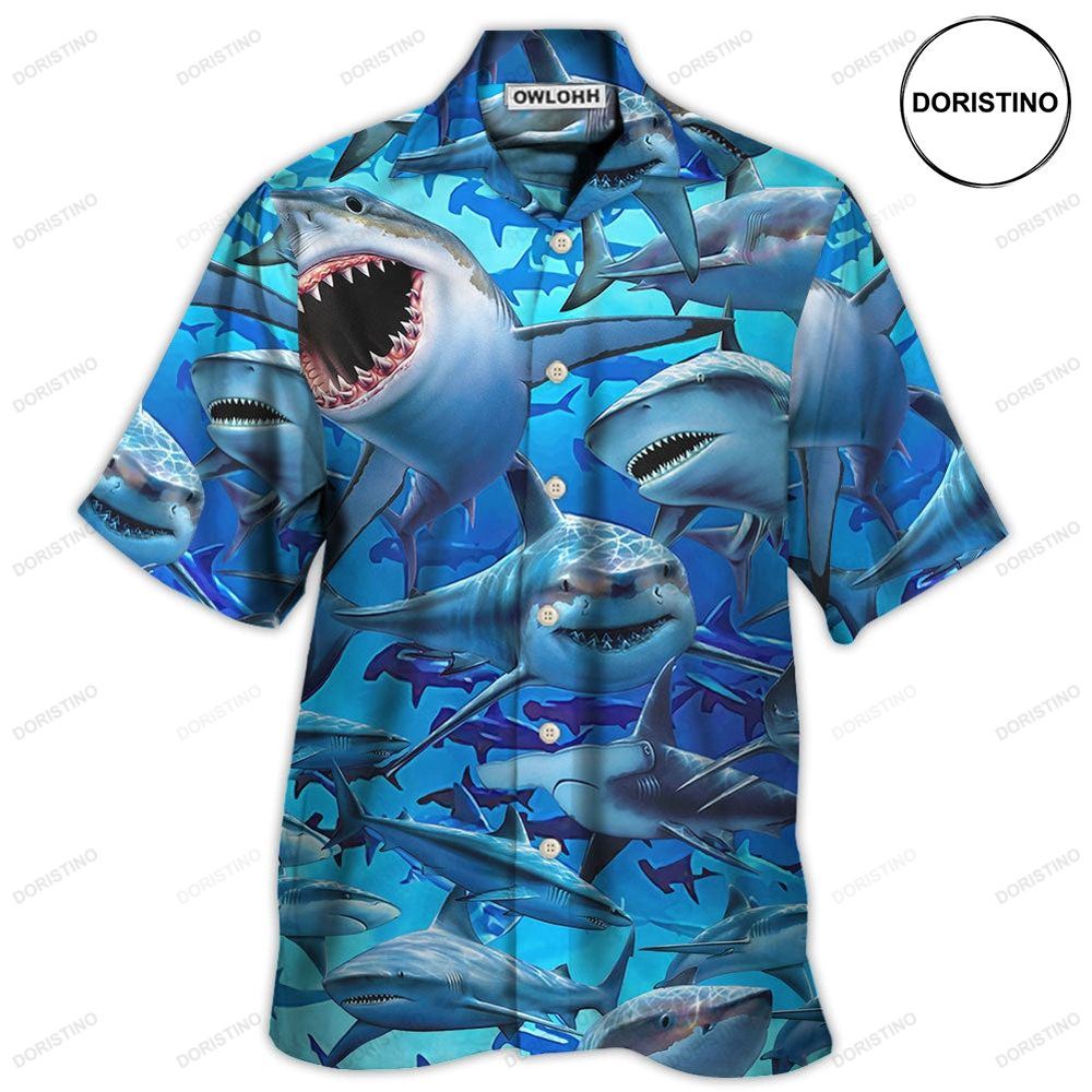 Shark Love It Love Ocean Shark Awesome Hawaiian Shirt