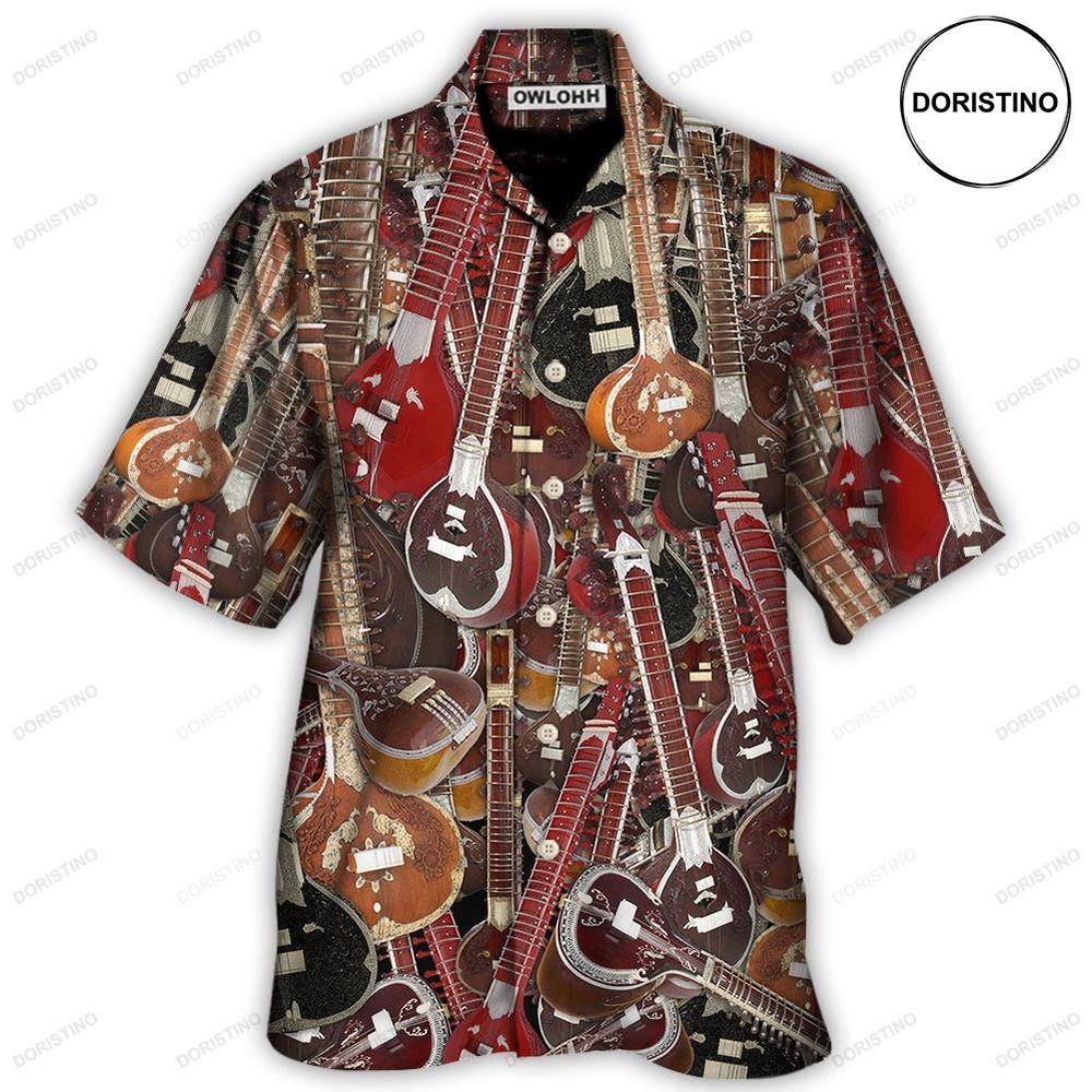 Sitar I'm I Play Sitar Music Awesome Hawaiian Shirt