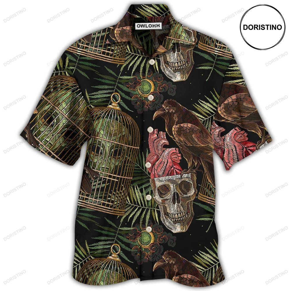 Skull Alien So Cool Awesome Hawaiian Shirt