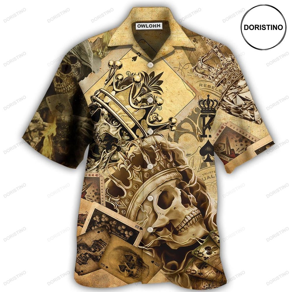 Skull Amazing Ace Gambling Limited Edition Hawaiian Shirt