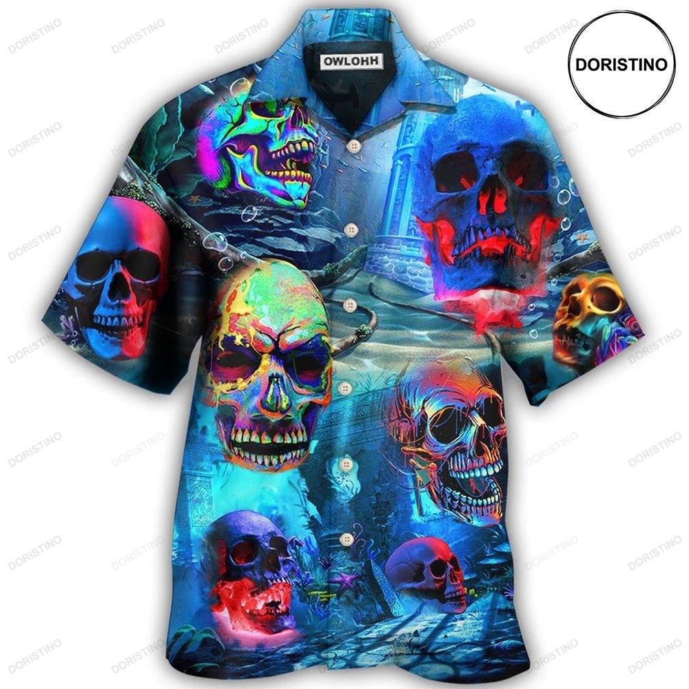 Skull Deep In The Ocean Ver Awesome Hawaiian Shirt