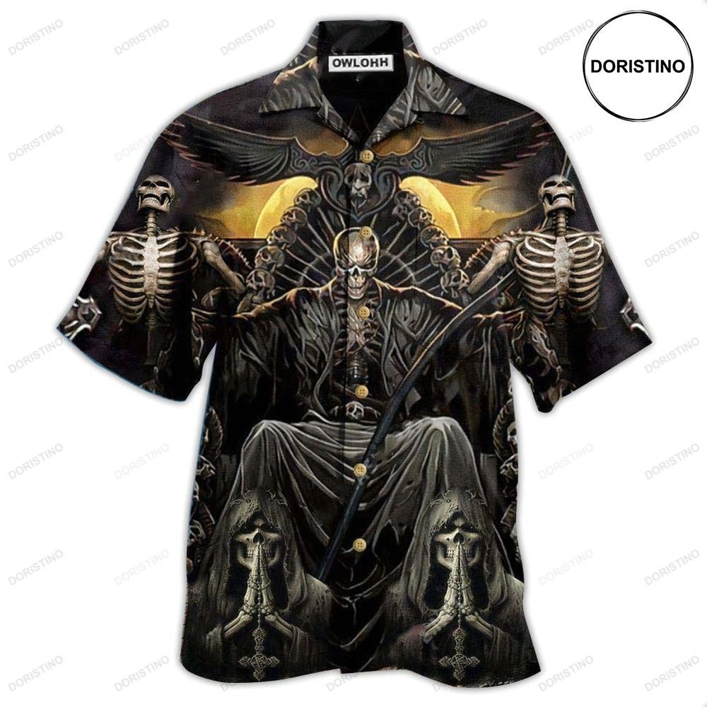 Skull Grim Reaper Dark Limited Edition Hawaiian Shirt