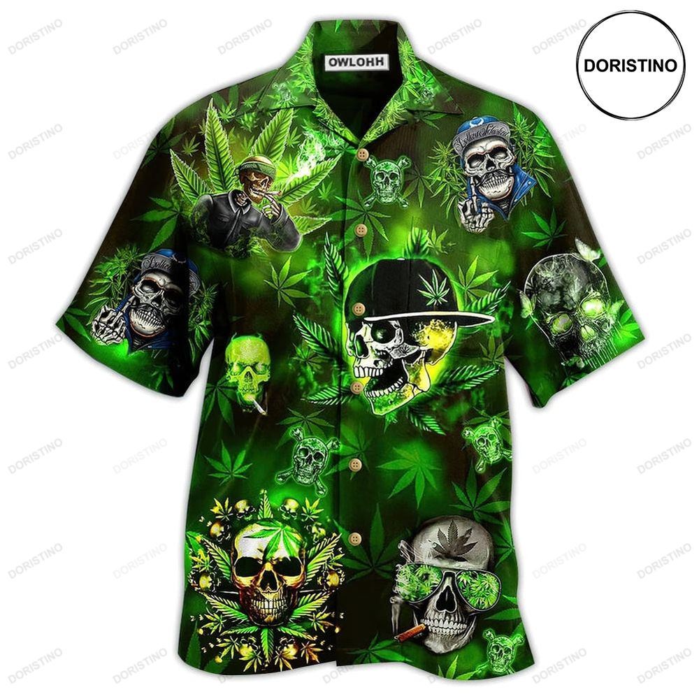 Skull Let's Get High Limited Edition Hawaiian Shirt