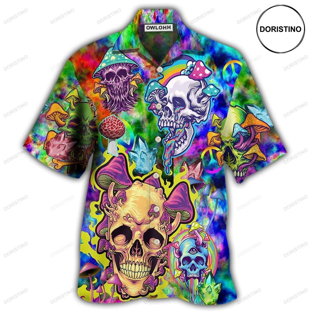 Skull Life Mushroom Hawaiian Shirt