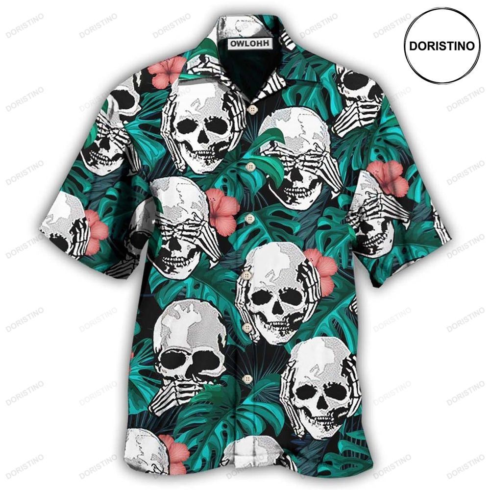 Skull Love Beautiful Life Limited Edition Hawaiian Shirt