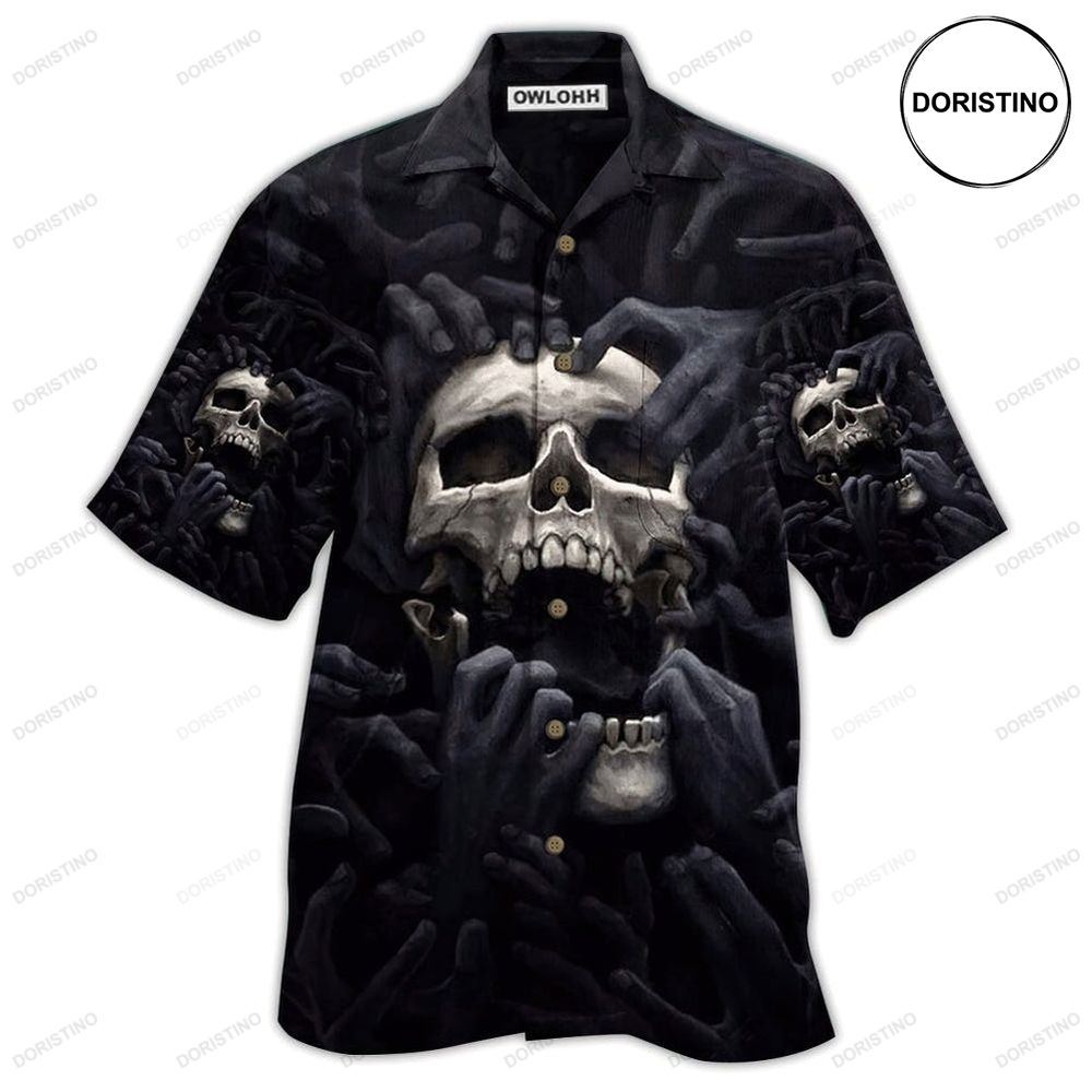 Skull Love Darkness Limited Edition Hawaiian Shirt