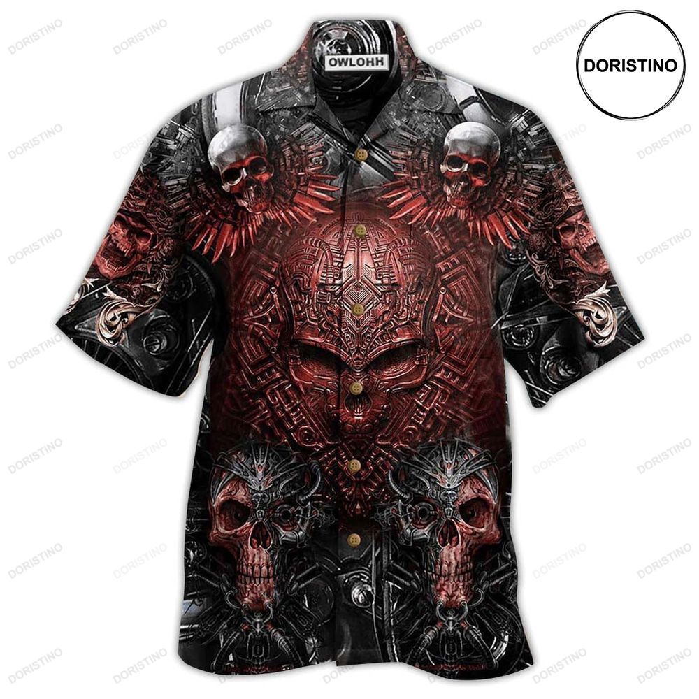 Skull Metal Angry Limited Edition Hawaiian Shirt