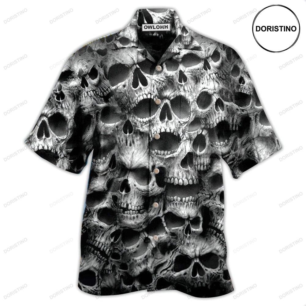 Skull No Fear No Pain Limited Edition Hawaiian Shirt