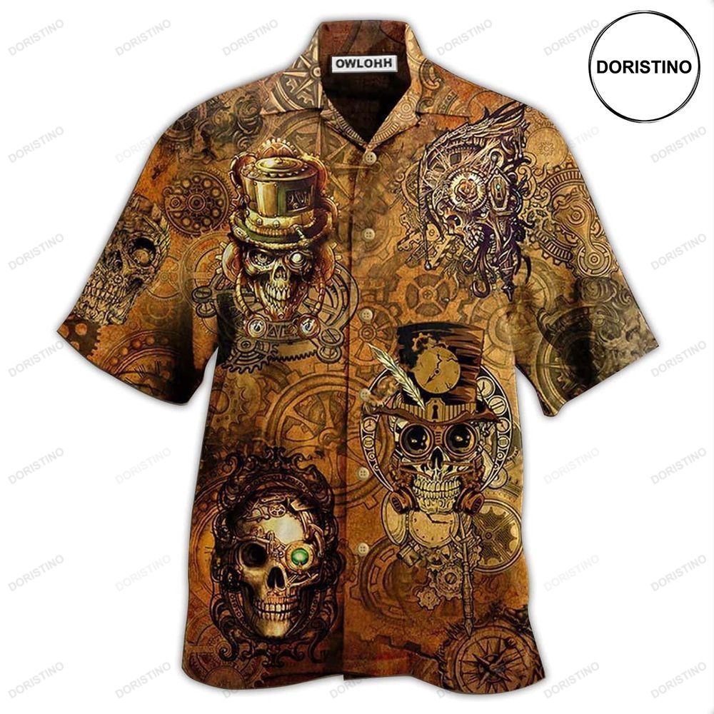 Skull Pirates Retro Awesome Hawaiian Shirt
