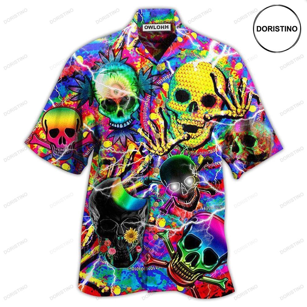 Skull Sweet Skull Say Hi Limited Edition Hawaiian Shirt