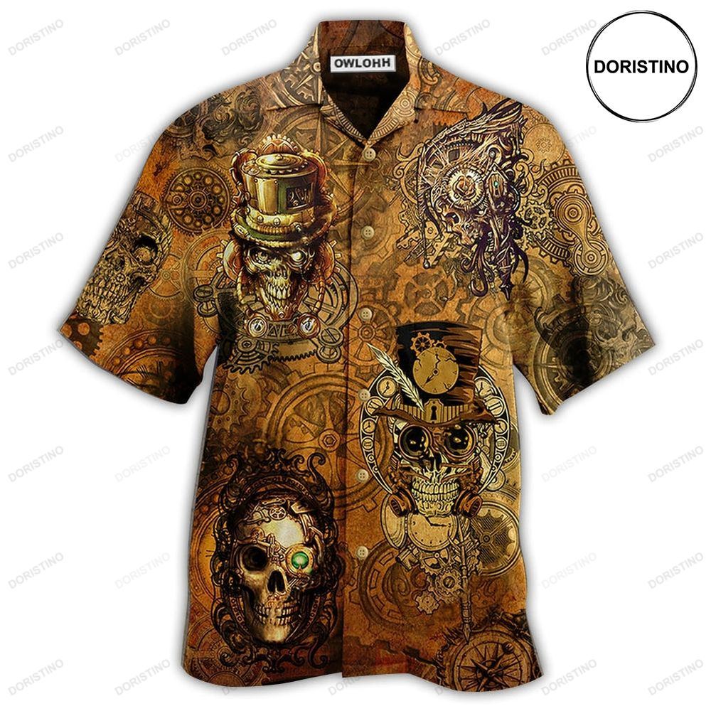 Skull Vintage Cool Awesome Hawaiian Shirt