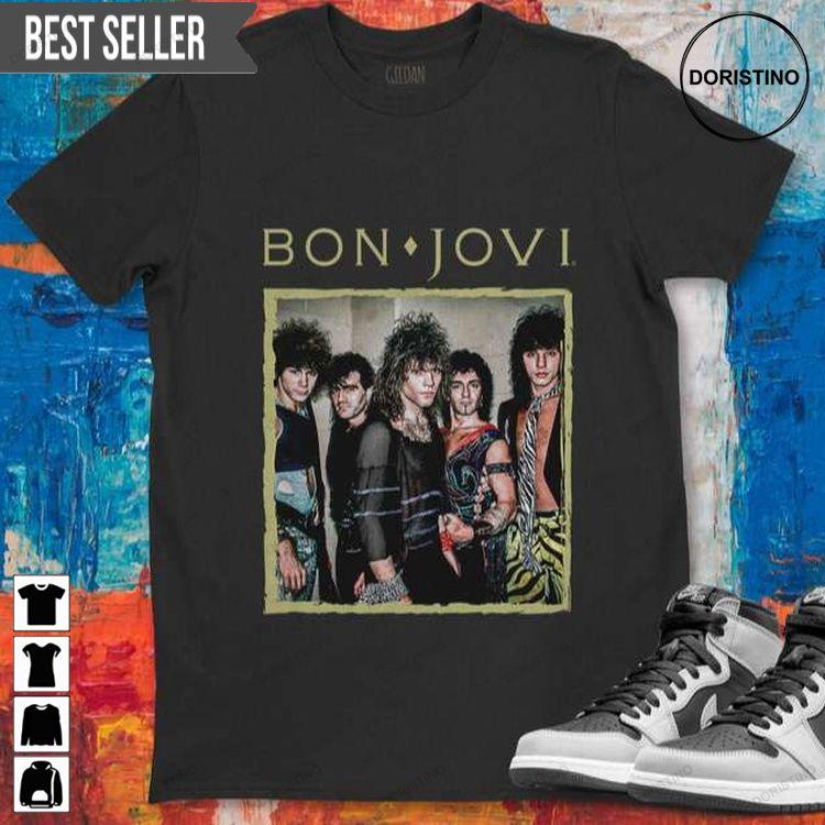 Bon Jovi Framed Rock Band Rock Music Doristino Trending Style