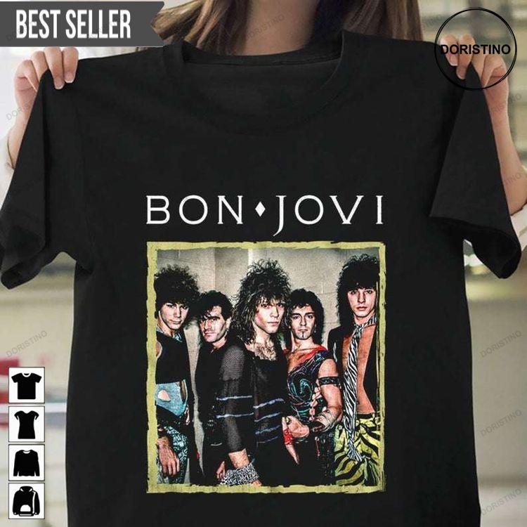 Bon Jovi Retro Photo Frame Unisex Doristino Trending Style