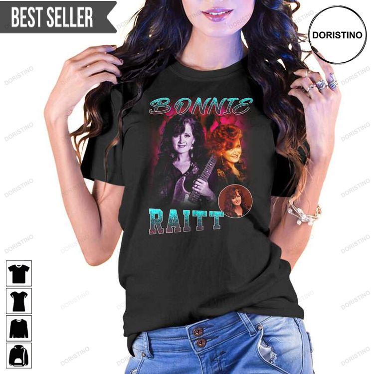 Bonnie Raitt Vintage Unisex Doristino Limited Edition T-shirts