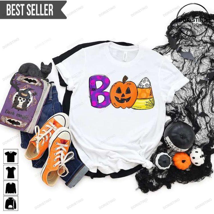 Boo Doodle Letters Halloween Doristino Trending Style