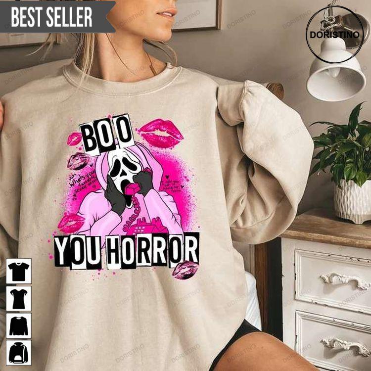 Boo You Horror Ghostface Halloween Doristino Limited Edition T-shirts