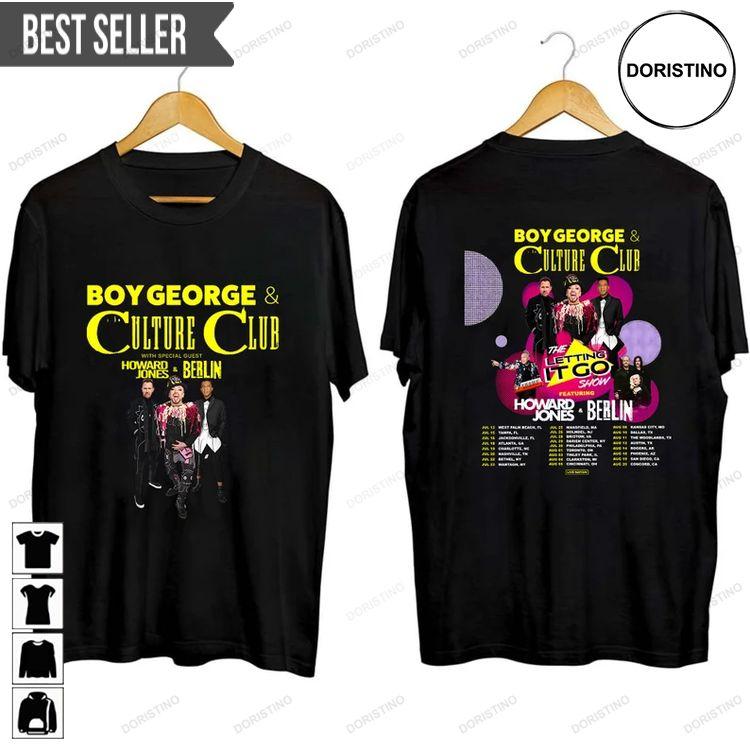 Boy George With Culture Club Howard Jones Tour 2023 Short-sleeve Doristino Trending Style