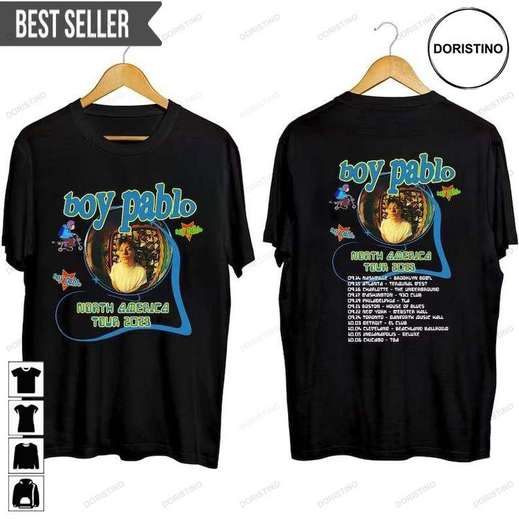Boy Pablo North America Tour 2023 Concert Short-sleeve Doristino Limited Edition T-shirts