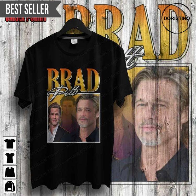 Brad Pitt Film Actor Doristino Limited Edition T-shirts