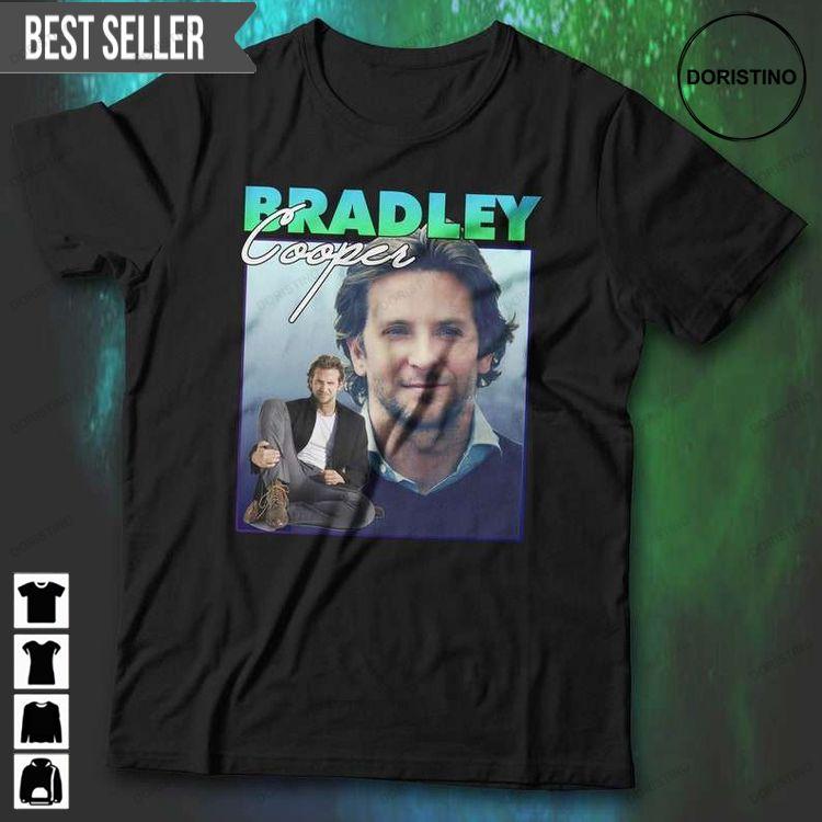 Bradley Cooper Film Actor Unisex Doristino Limited Edition T-shirts