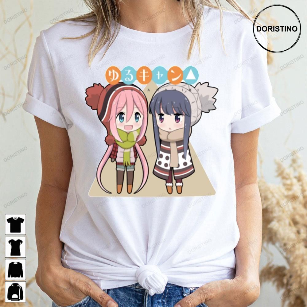 Main Characters Design Yuru Camp Limited Edition T-shirts