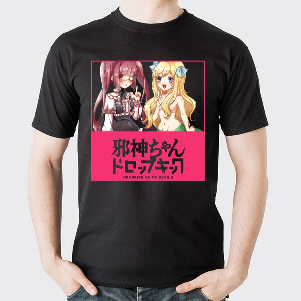Cute Girls Jashin-chan Yurine Hanazono Dropkick On My Devil Doristino Limited Edition T-shirts
