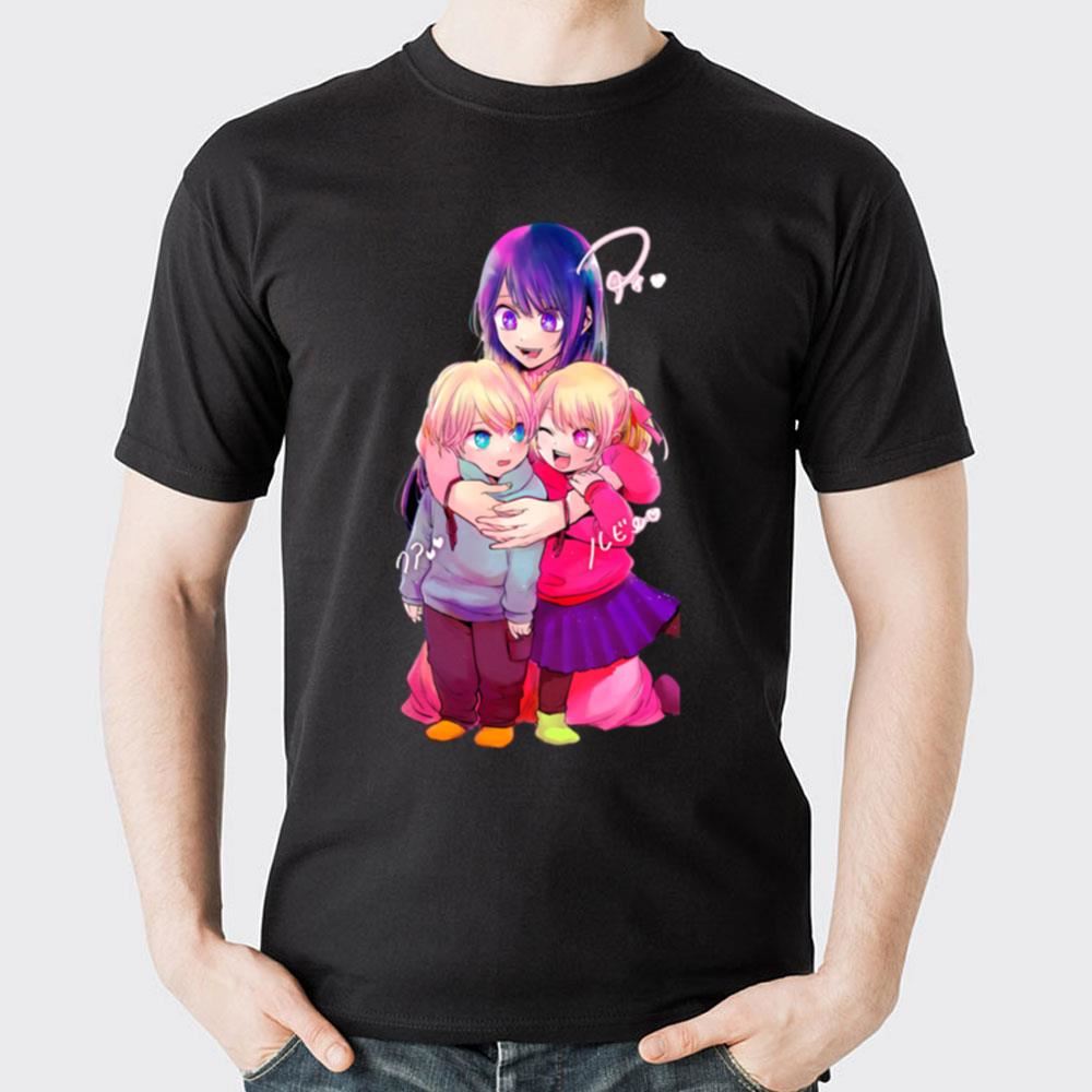 Cute Hug Oshi No Ko Anime Doristino Limited Edition T-shirts