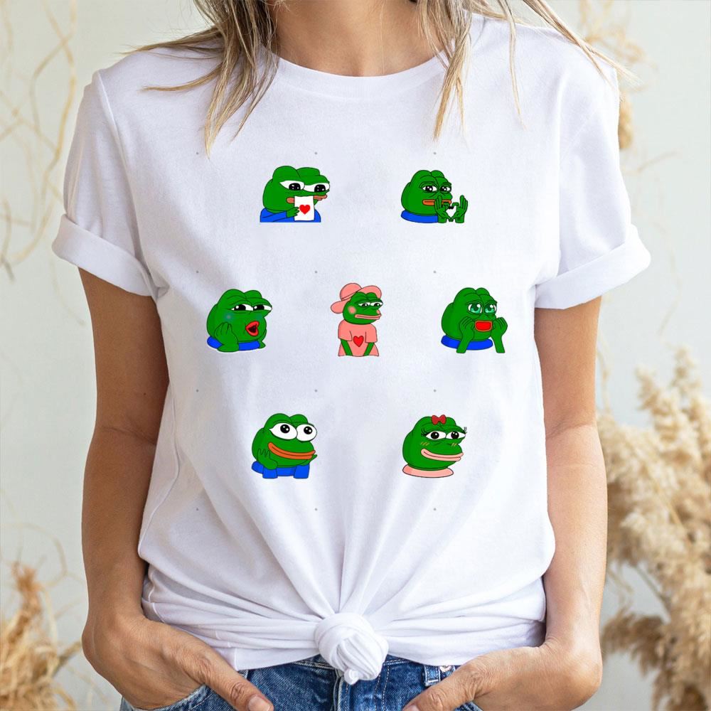 Cute Pepe The Frog Emote Pack Doristino Awesome Shirts
