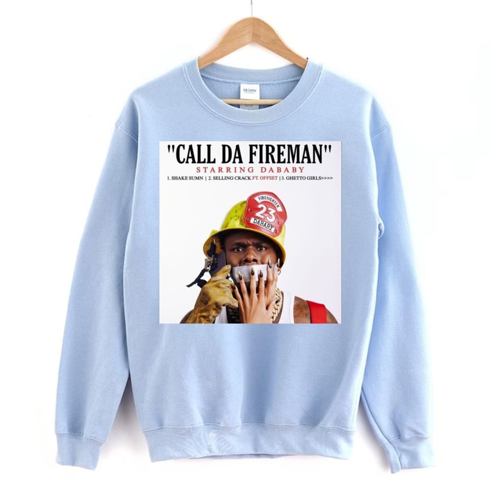 Dababy - Call Da Fireman Album 2023 Doristino Limited Edition T-shirts