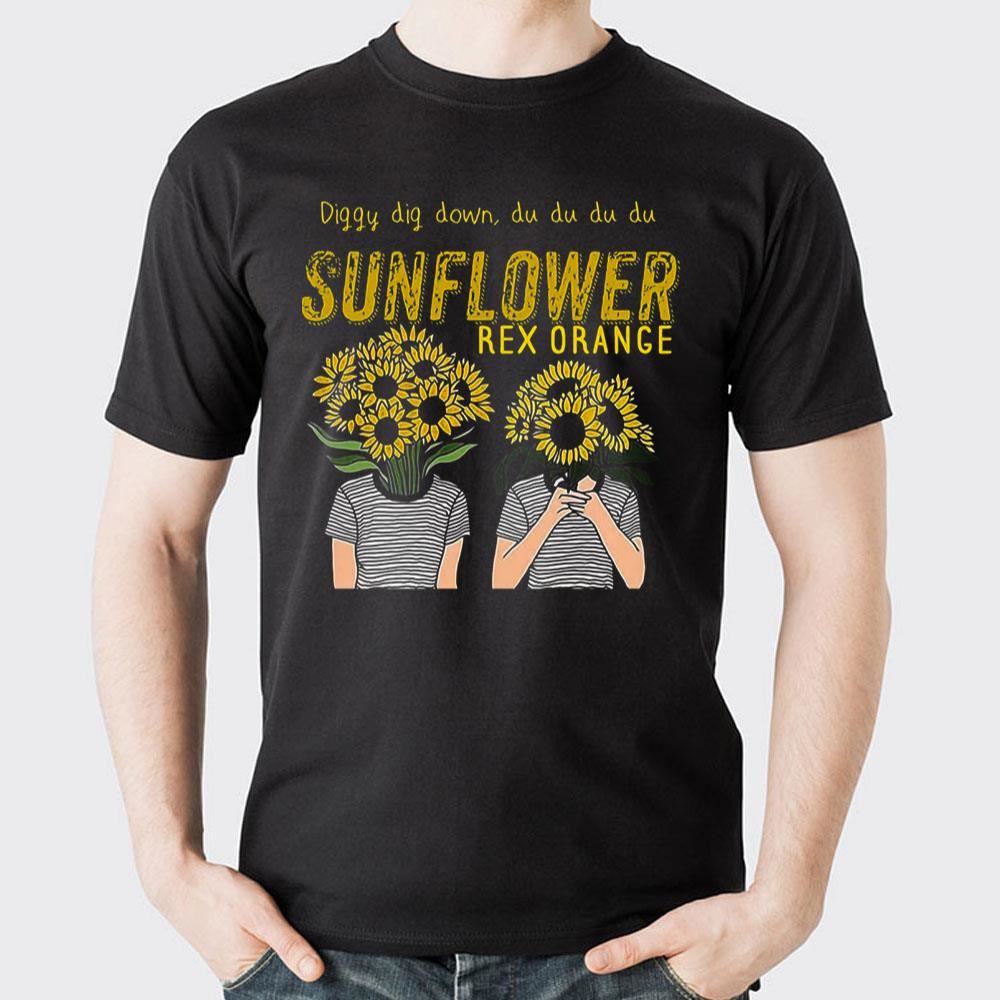 Diggy Dig Down Du Du Du Du Sunflower Res Orange Doristino Limited Edition T-shirts