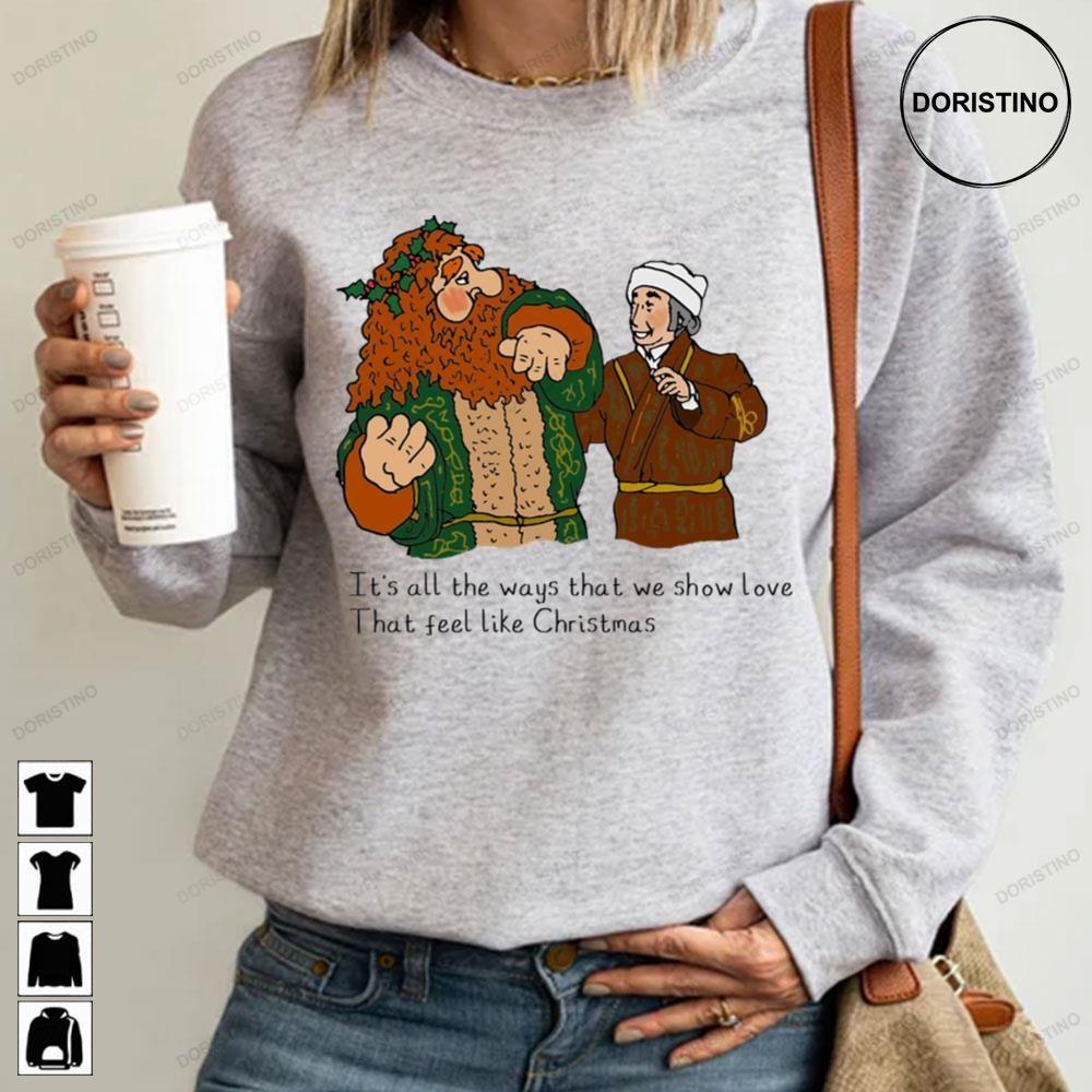 It Feels Like Christmas The Muppet Christmas Carol 2 Doristino Sweatshirt Long Sleeve Hoodie