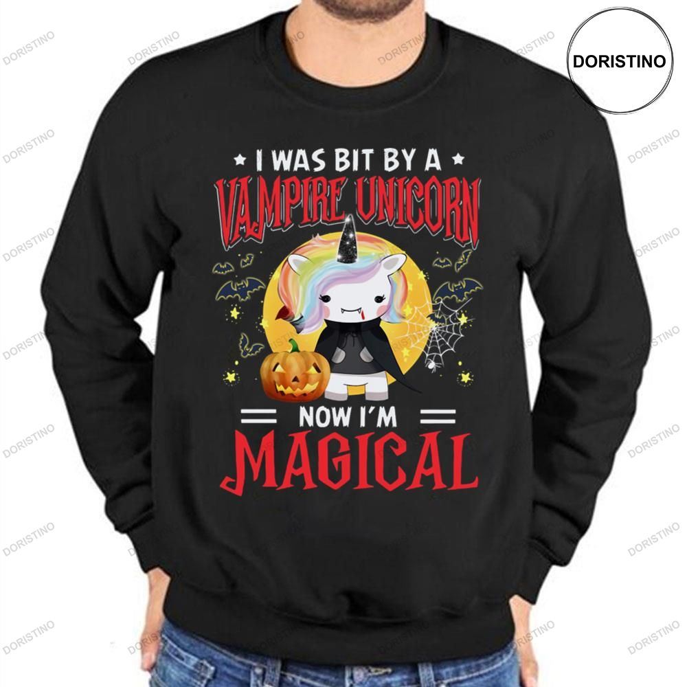 I Was Bit By A Vampire Unicorn Now Im Magical Limited Edition T-shirt