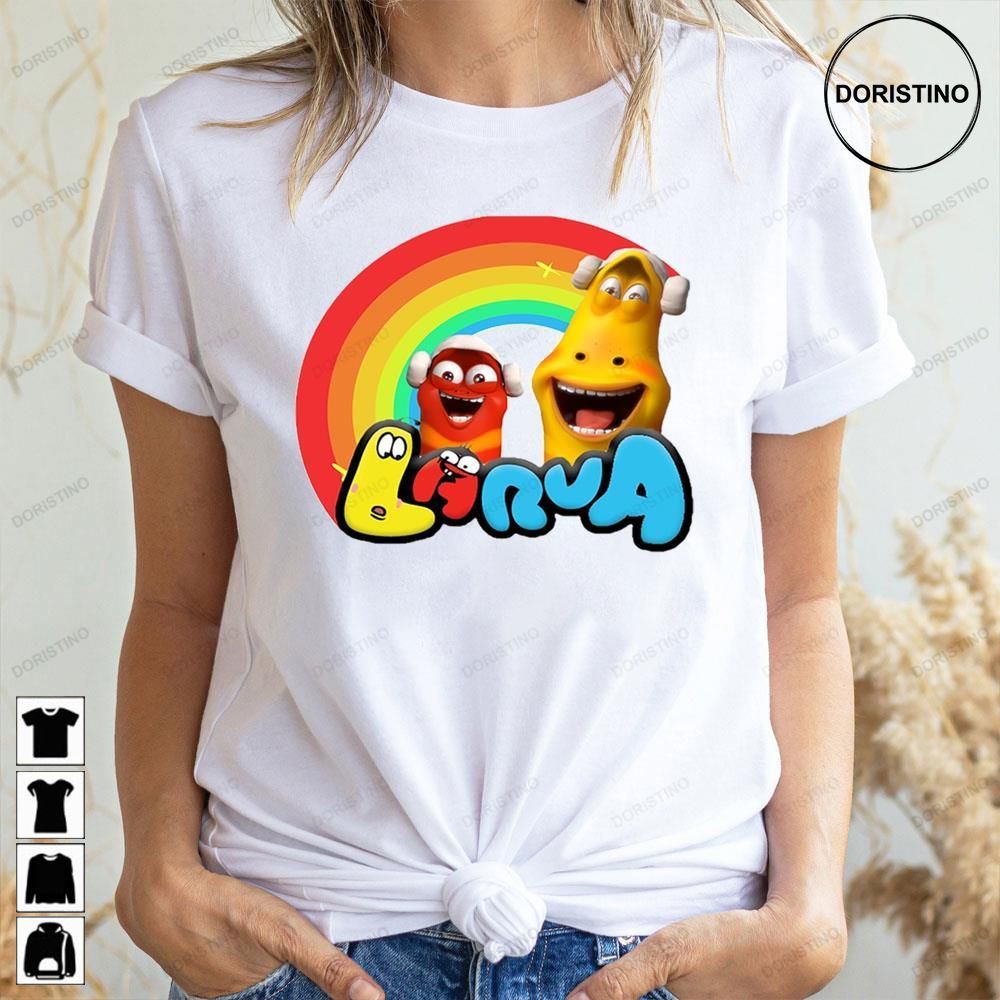Rainbow Larva Tuba Cartoon Limited Edition T-shirts