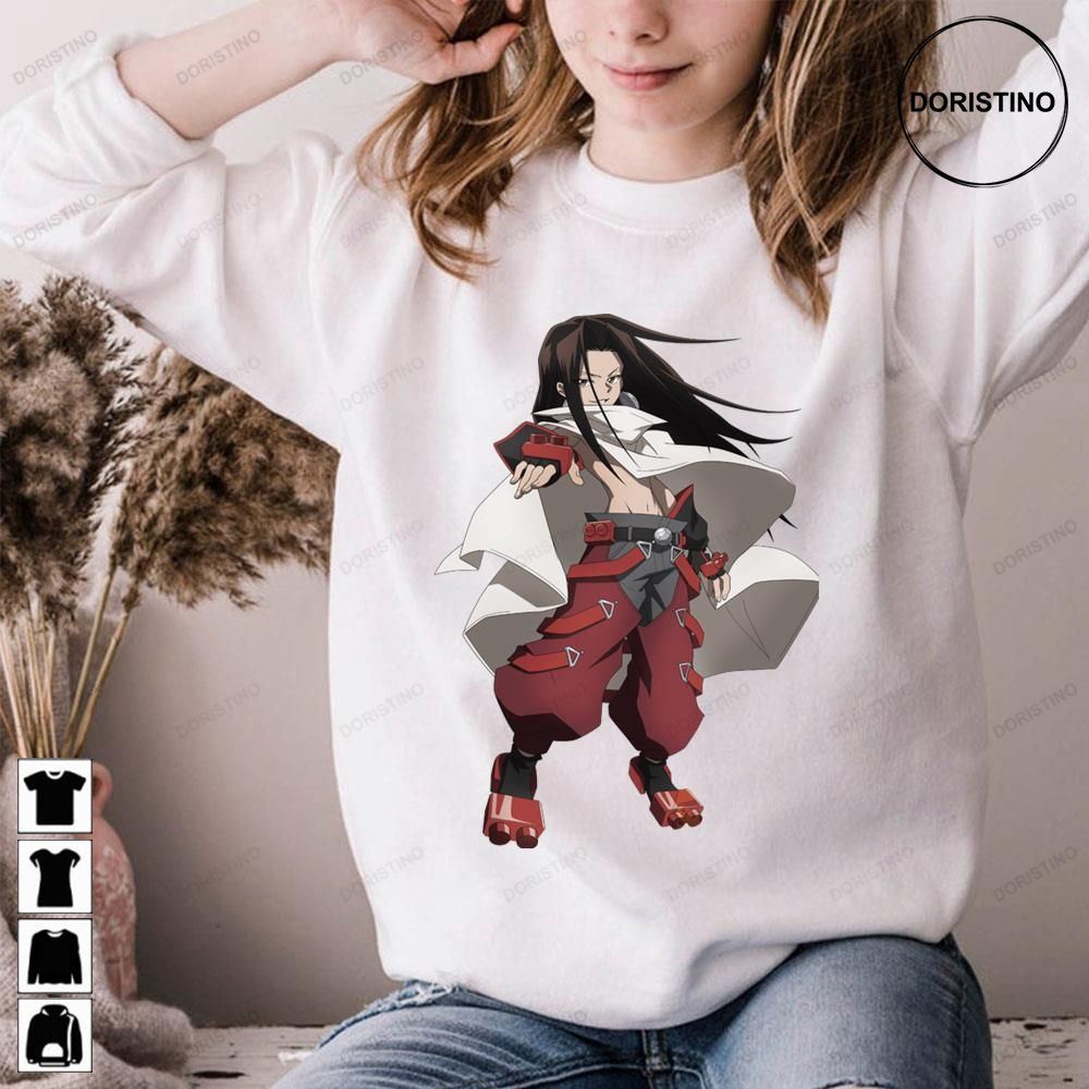 Reboot Asakura Hao Shibi Character Shaman King Manga Limited Edition T-shirts Reboot Asakura Hao Shibi Character Shaman King Manga Limited Edition T-shirts