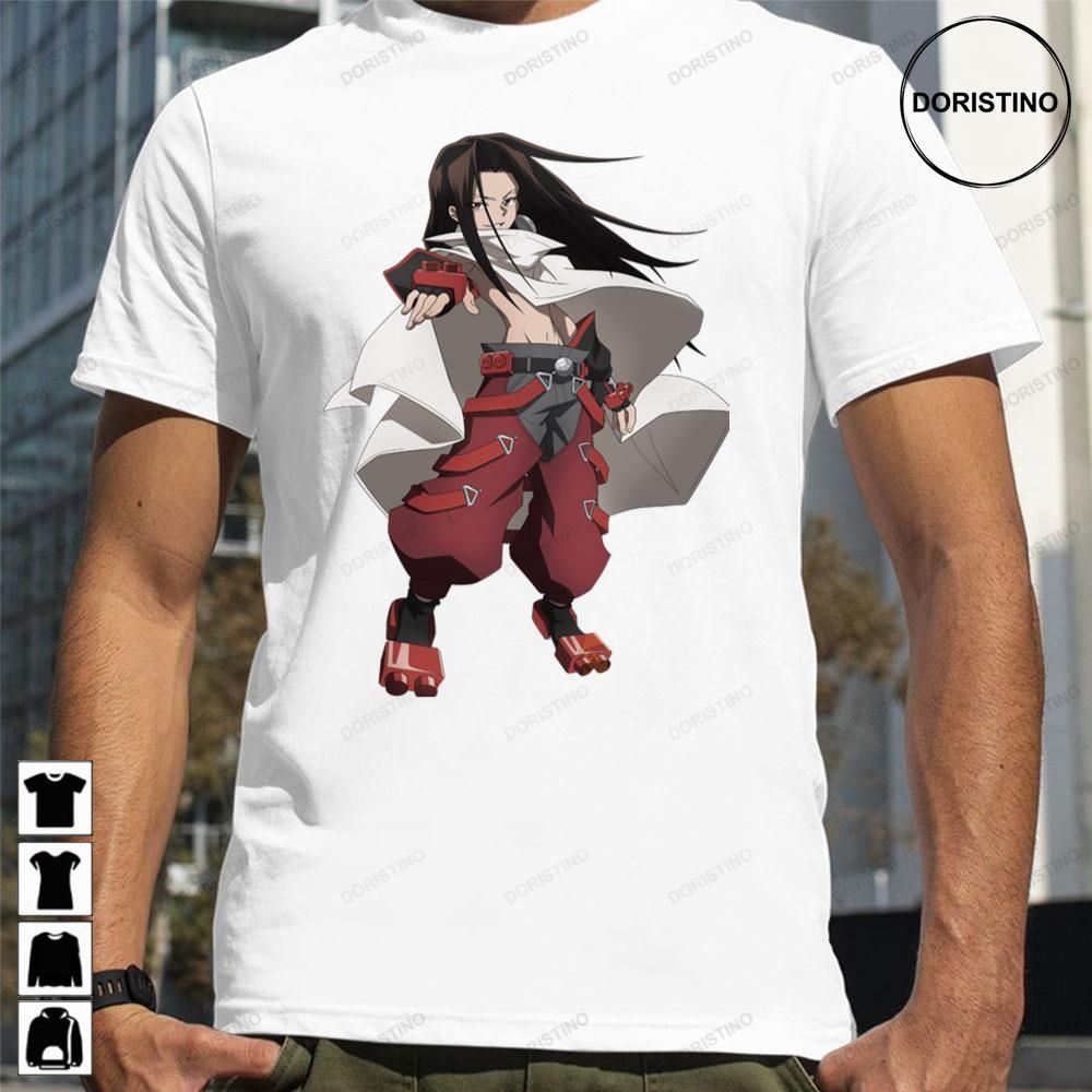Reboot Asakura Hao Shibi Character Shaman King Manga Limited Edition T-shirts Reboot Asakura Hao Shibi Character Shaman King Manga Limited Edition T-shirts